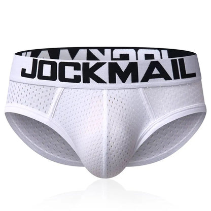 Jockmail Solid Mesh Briefs