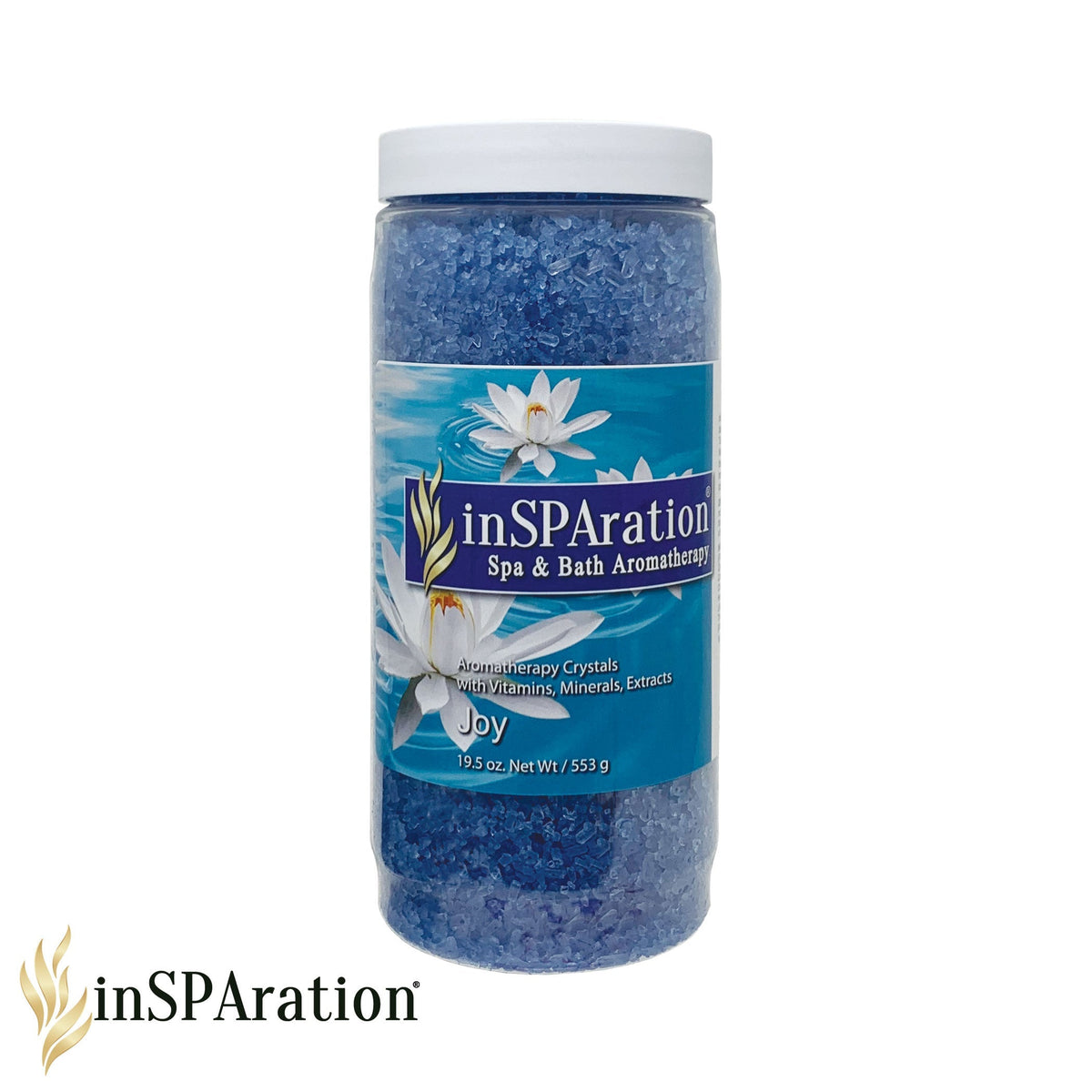 19oz inSPAration Rx Crystals – Epsom Salt for Hot Tub, Muscle Relaxing & Stress Relief Bath Salts, Spa Crystals for Hot Tubs