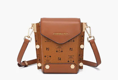 Crocodile Pattern Crossbody Bag for Women