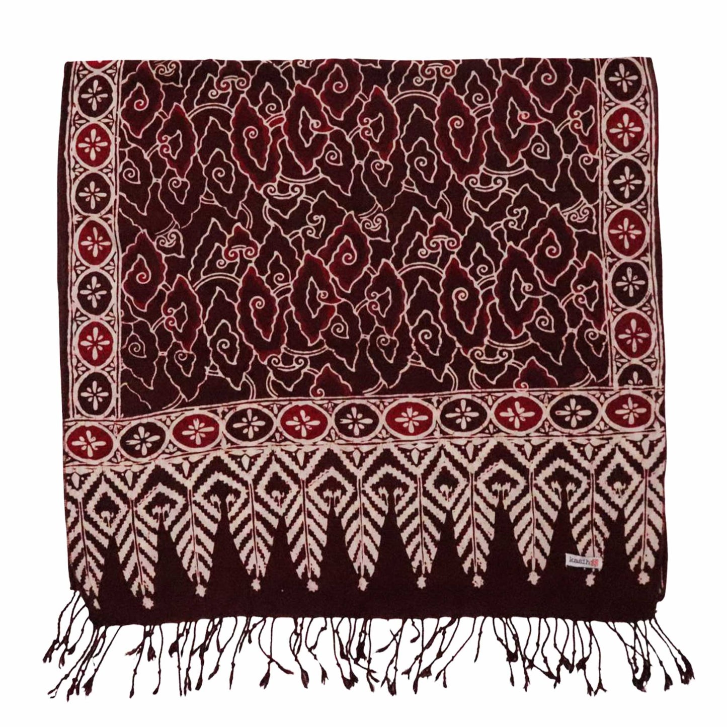 Batik Scarf - Cotton - Storm