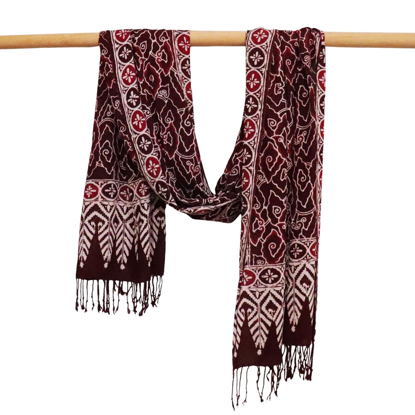 Batik Scarf - Cotton - Storm