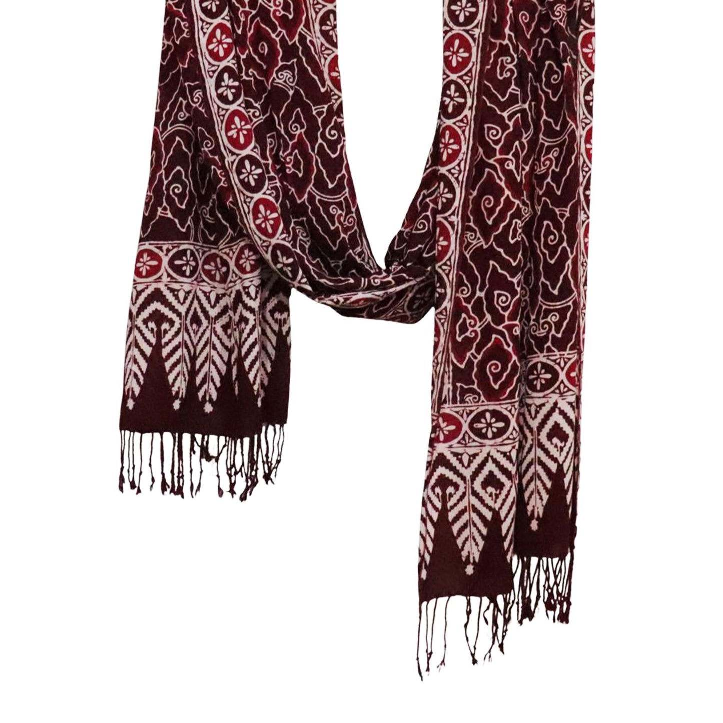 Batik Scarf - Cotton - Storm