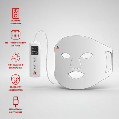 LED Light Therapy Mask with Smart Controller