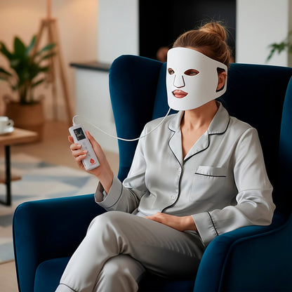 LED Light Therapy Mask with Smart Controller