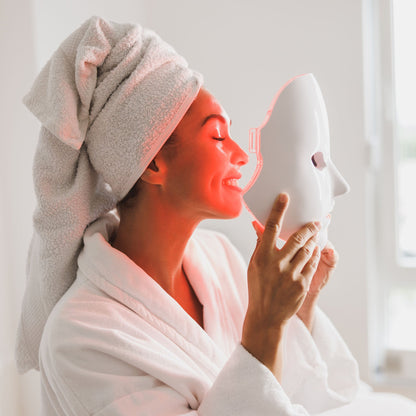 Pursonic 7-in-1 Facial Therapy Device & LED Light Therapy Mask Bundle