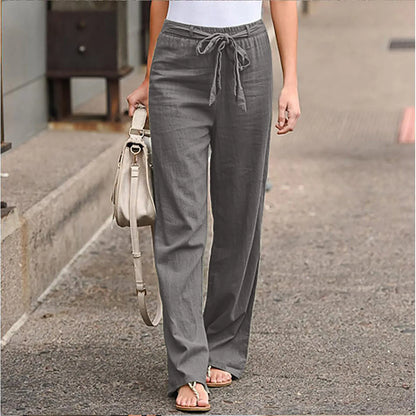 Plus Size Women's Casual Wide-Leg Pants