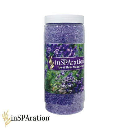 19oz inSPAration Rx Crystals – Epsom Salt for Hot Tub, Muscle Relaxing & Stress Relief Bath Salts, Spa Crystals for Hot Tubs
