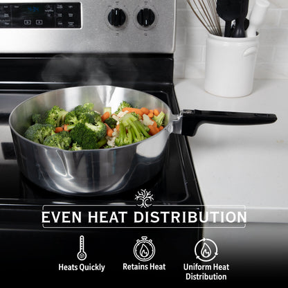 12 Inch Sauté Pan with Lid