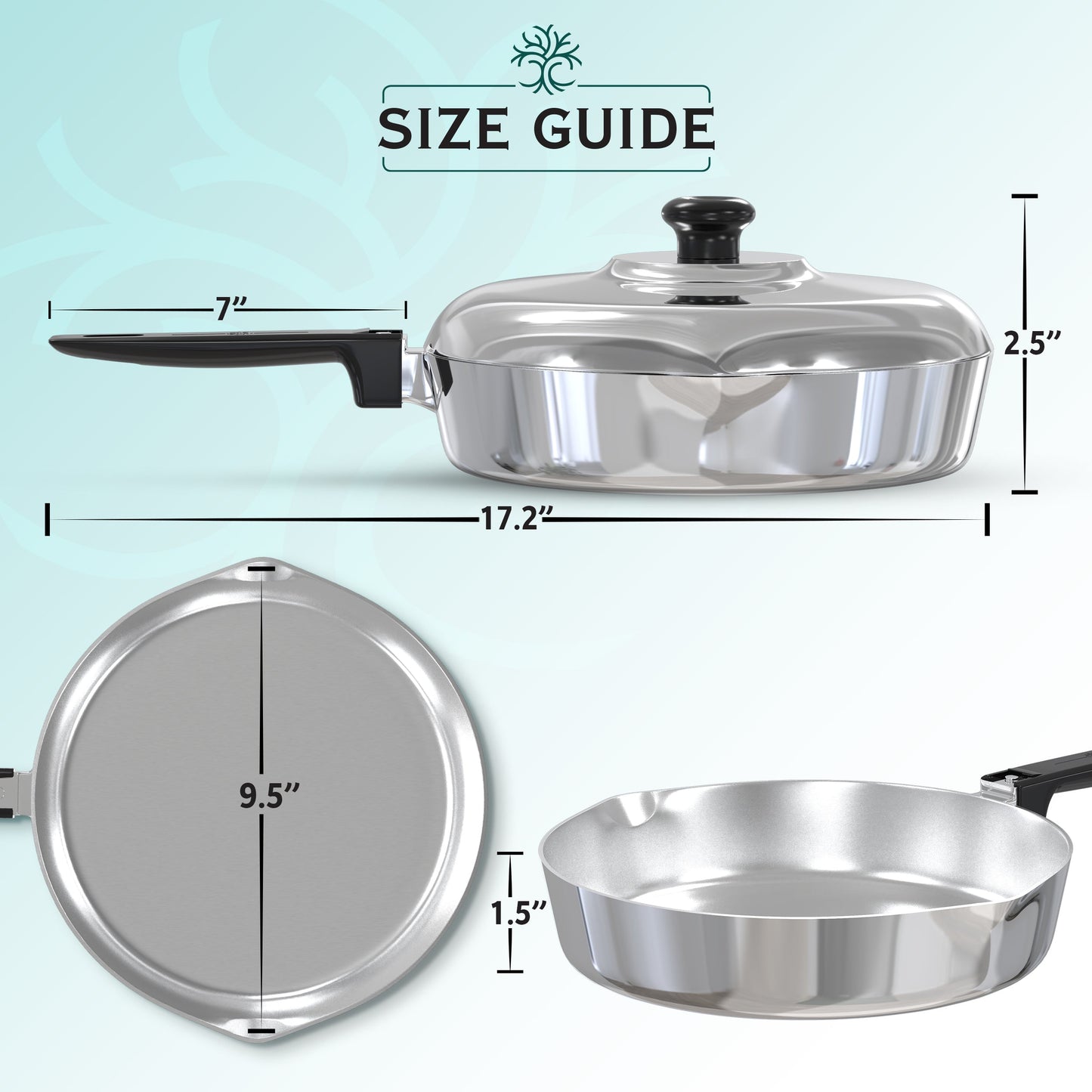 10 Inch Sauté Pan with Lid