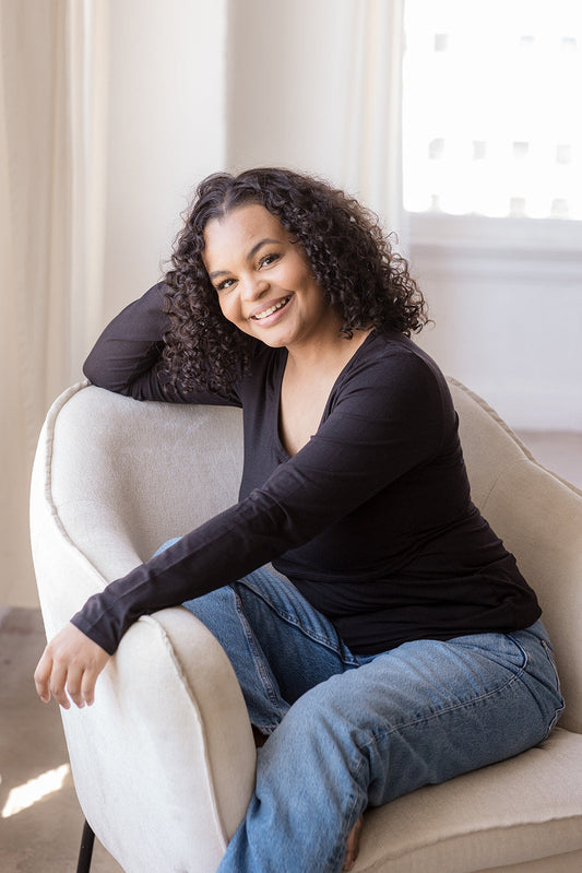 Little Breastfeeding Top - Black