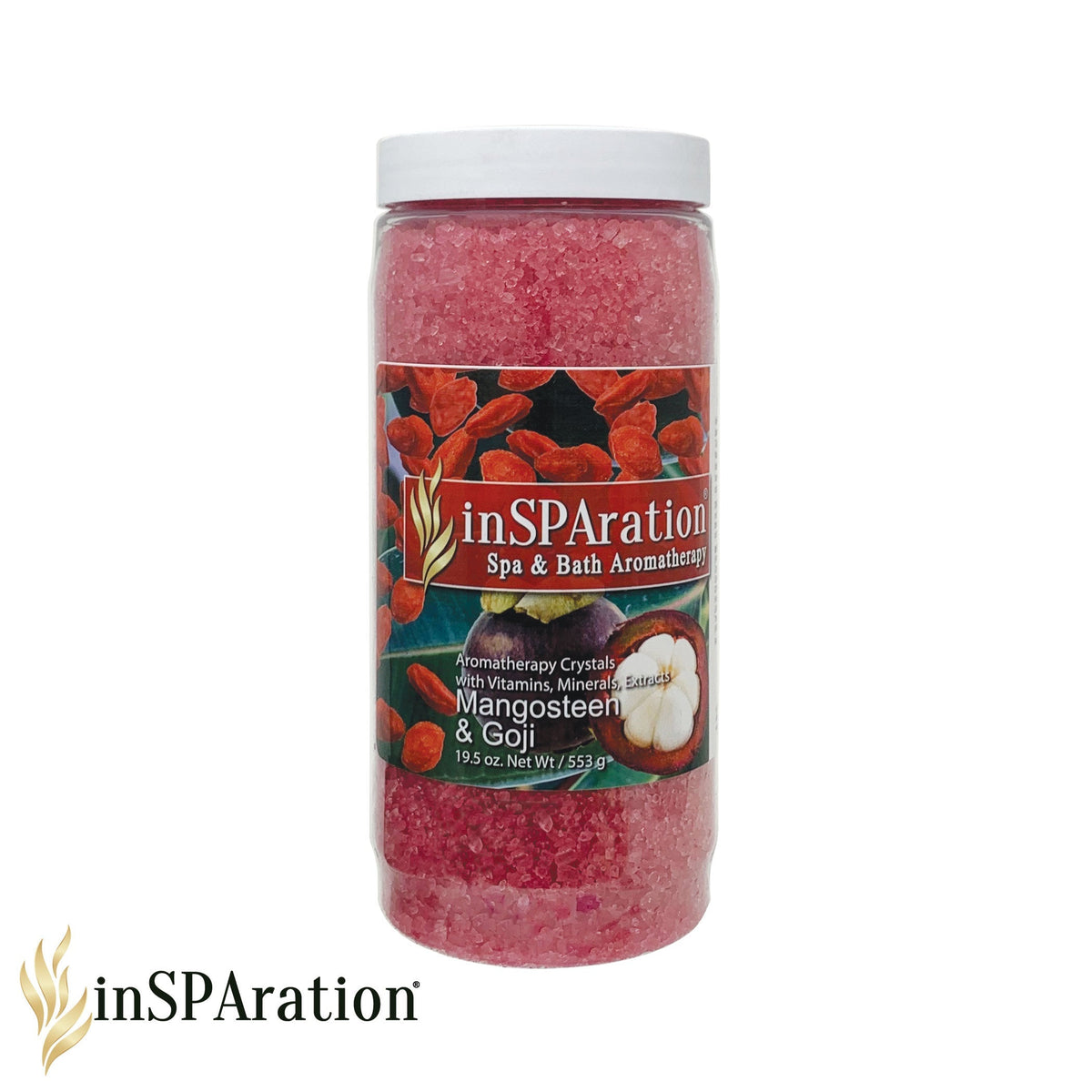 19oz inSPAration Rx Crystals – Epsom Salt for Hot Tub, Muscle Relaxing & Stress Relief Bath Salts, Spa Crystals for Hot Tubs