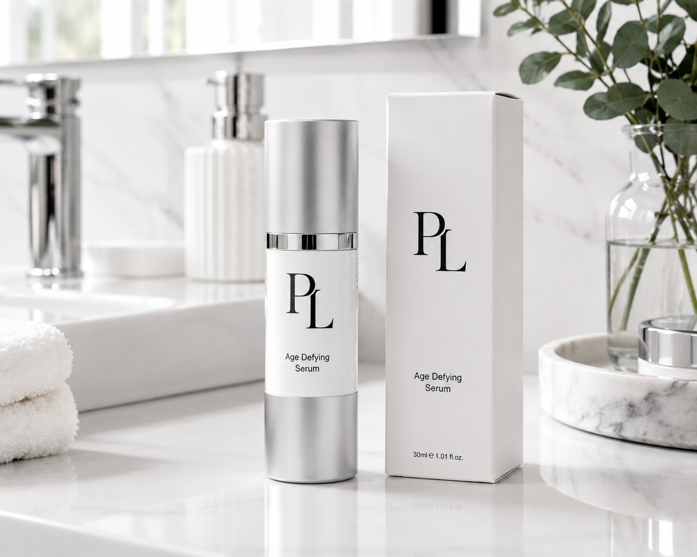 Firming & Hydrating Face Serum | Squalane + Hyaluronic Acid