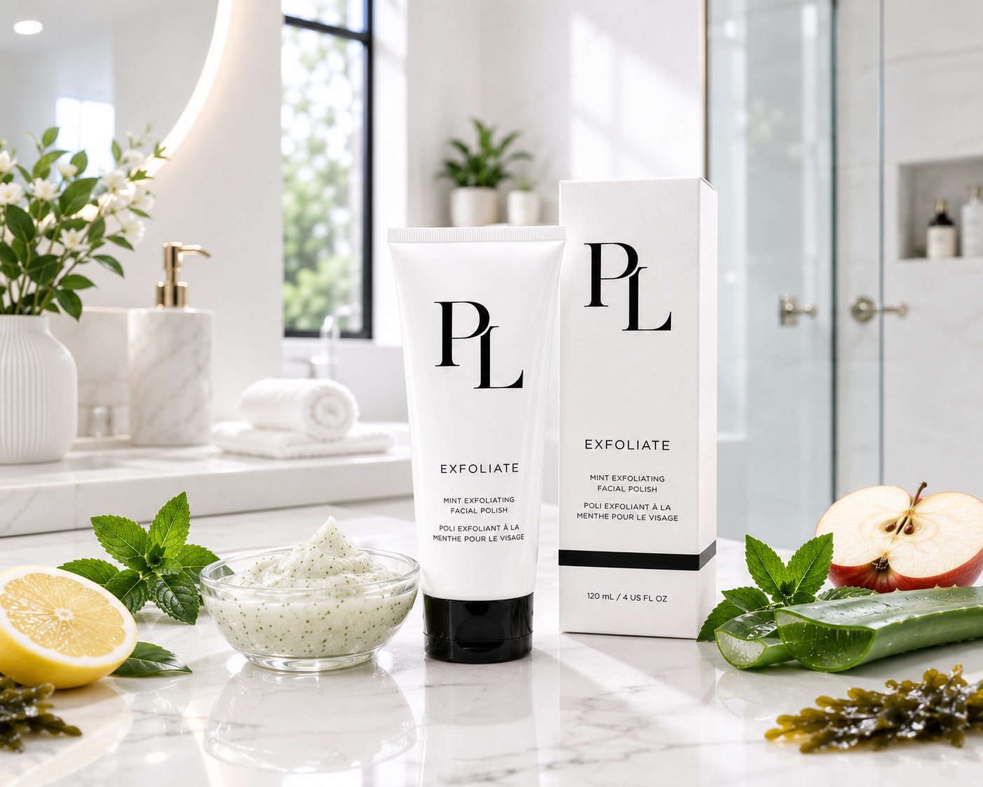 Mint Exfoliating Facial Polish | Gentle Face Scrub