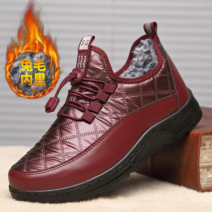 Comfortable Thick Plush Cotton Shoes for Autumn/Winter