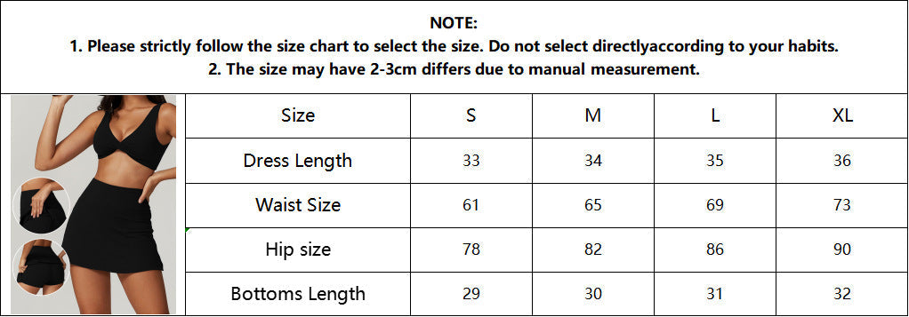 Tennis Skirt with Shorts