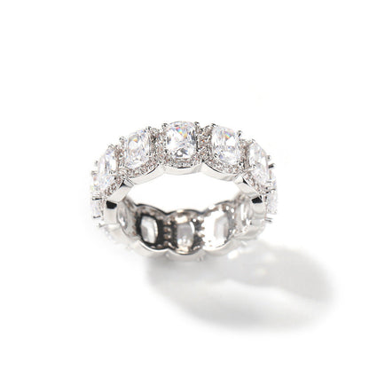 Affordable Men's Jewelry – Hip-Hop Diamond Five-Piece Ring Set