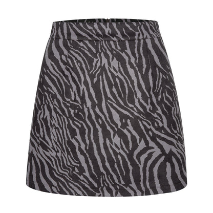 Suede Wrap Mini Skirt