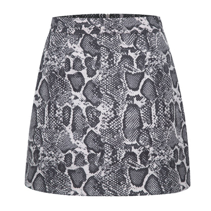 Suede Wrap Mini Skirt