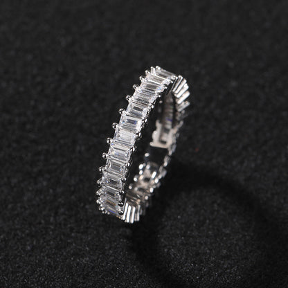 Affordable Men's Jewelry – Hip-Hop Diamond Five-Piece Ring Set