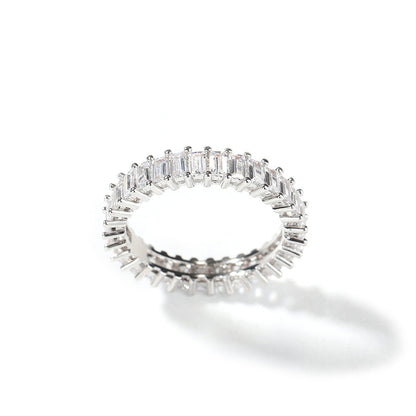 Affordable Men's Jewelry – Hip-Hop Diamond Five-Piece Ring Set