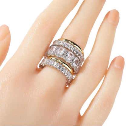 Affordable Men's Jewelry – Hip-Hop Diamond Five-Piece Ring Set