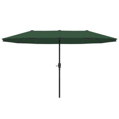 Ainfox 13ft Large Patio Umbrella, Outdoor Double-Sided Rectangle Market Heavy Duty Umbrellas without Base