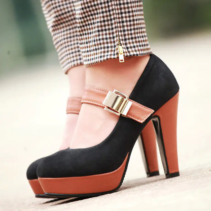 Women’s Waterproof Platform High Heels