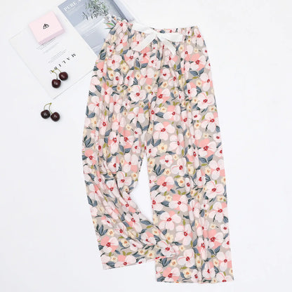 Cotton Sleep Pants - Loose Casual Printed