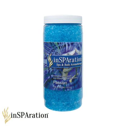 19oz inSPAration Rx Crystals – Epsom Salt for Hot Tub, Muscle Relaxing & Stress Relief Bath Salts, Spa Crystals for Hot Tubs