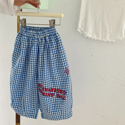 Girls Pants 2026 Spring and Summer New Children's Clothing Korean Style Girl Baby Loose Casual Printed Plhelp Bloomers
