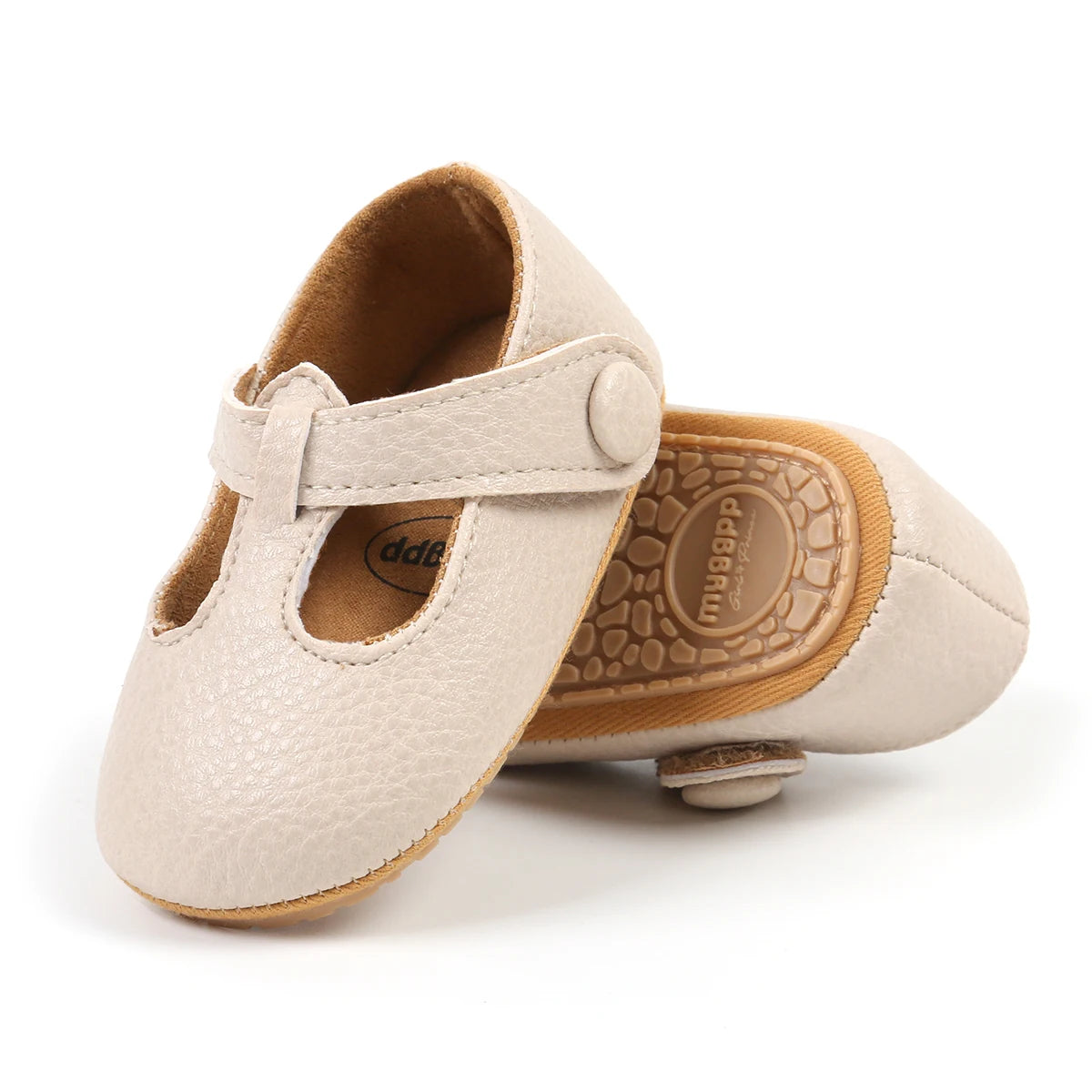 Baby Boys Girls Shoes Infant Leather Rubber Sole Anti-slip Toddler First Walkers Crib Shoes Newborn Girl Princess