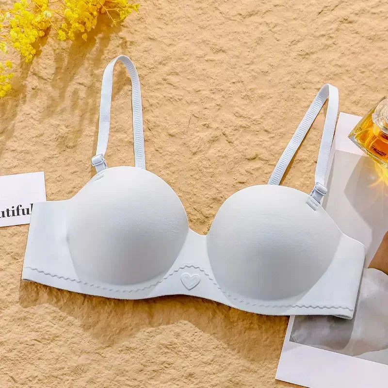 New One-piece Traceless Underwear for Girls with Small Breasts That Look Big and Gather To Prevent Sagging Bra for Women