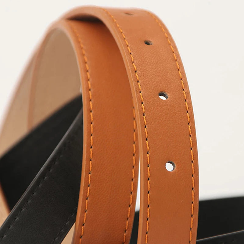 Leather Female Belt Strap Black Brown Green Women Belts Ladies Dress Belt Girls Pants Jean Waist Belt