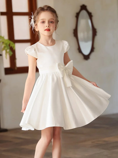 Teen Girls Champagne Golden Evening Party Dress Princess Kids Wedding Dress Little Fairy Children Formal Gown Photograph Wear