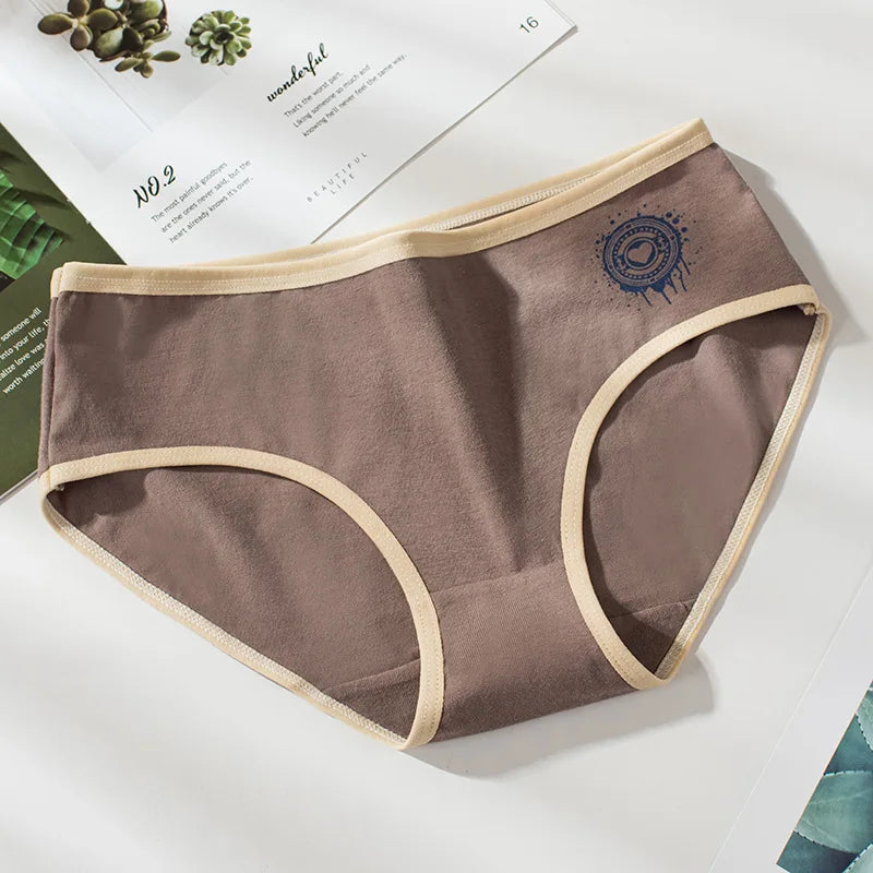 5-Piece Teenage Girls Underwear Cotton Soft Panties For Mature Girls Solid Teen Girls Briefs Adolescent Children Underwear