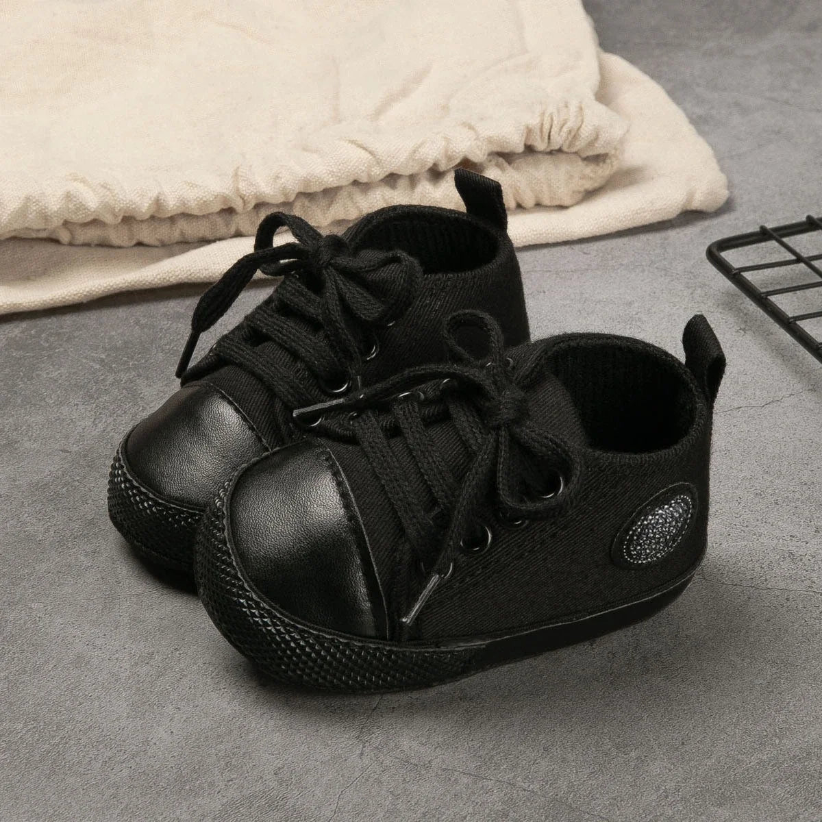 Baby Boys Shoes Canvas Sports Sneakers Casual Spring Soft Sole Anti-Slip Toddler Girls First Walkers Crib Shoes 0-18Months