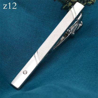 New Metal Silver Color Tie Clip For Men Wedding Necktie Tie Clasp Clip Tie Clips for Men Tie Bar Clip  Regular Ties Necktie Wedding Business Tie Pin Clips Gentleman Ties Bar Elegant Men's Accessories
