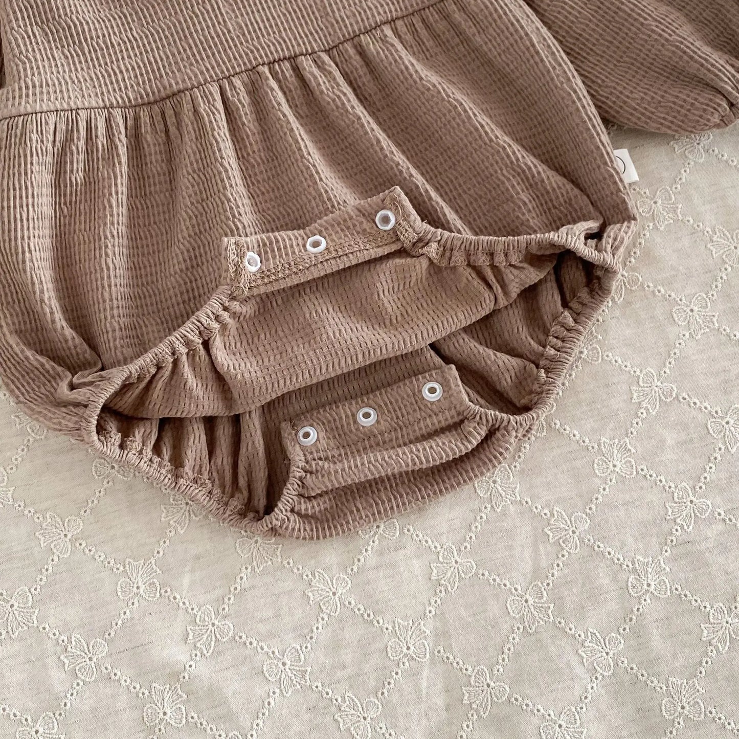Baby Girls Clothes Toddler Autumn Winter Long Sleeve Lace Romper With Headwear For Infant Homewear Jumpsuit Baptism Overall