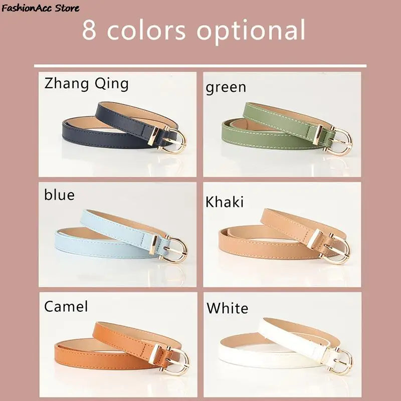 Leather Female Belt Strap Black Brown Green Women Belts Ladies Dress Belt Girls Pants Jean Waist Belt