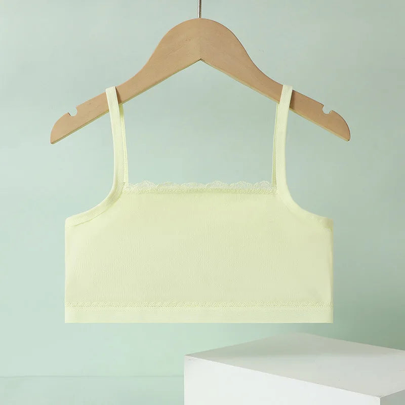 Undershirt Bra Girls Cotton Kids Clothes Gopia Tight for Girls Underwear White Top Girl Summer Tops for Children Crop Vest Dress