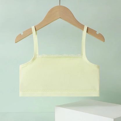 Undershirt Bra Girls Cotton Kids Clothes Gopia Tight for Girls Underwear White Top Girl Summer Tops for Children Crop Vest Dress