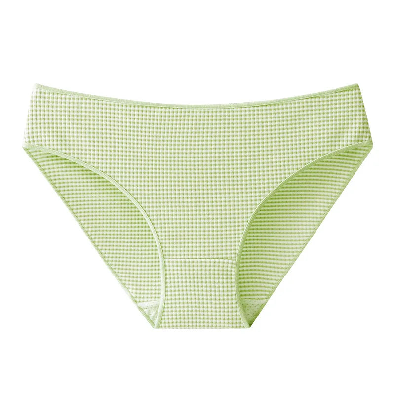 Women Panties Breathable Crotch Warm Underwear for Women Sexy Seamless Briefs Stripes Low Rise Pants Female Winter Lingerie