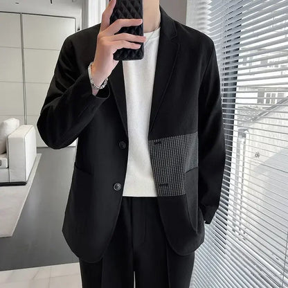 Male Coats Casual Men's Jackets High Quality Solid Color Clothing Fashion 2025 Trendy Deals Luxury Designer Korean Reviews Many