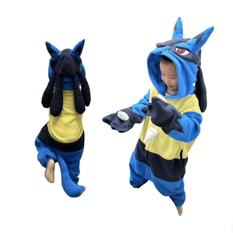 Boys Kigurumi Girls Onesies for Children Cartoon Pajamas Animal Cosplay Costume For Halloween Christmas Outfit Jumpsuit Homewear