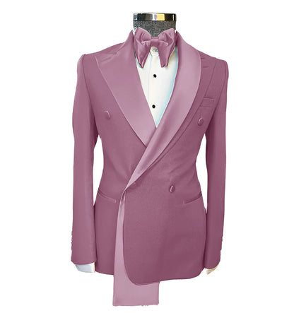 Men's Suits Single Jackets Wedding Groom Tuxedos Peak Lapel Design Blazer for Men Fashion Customization Clothing