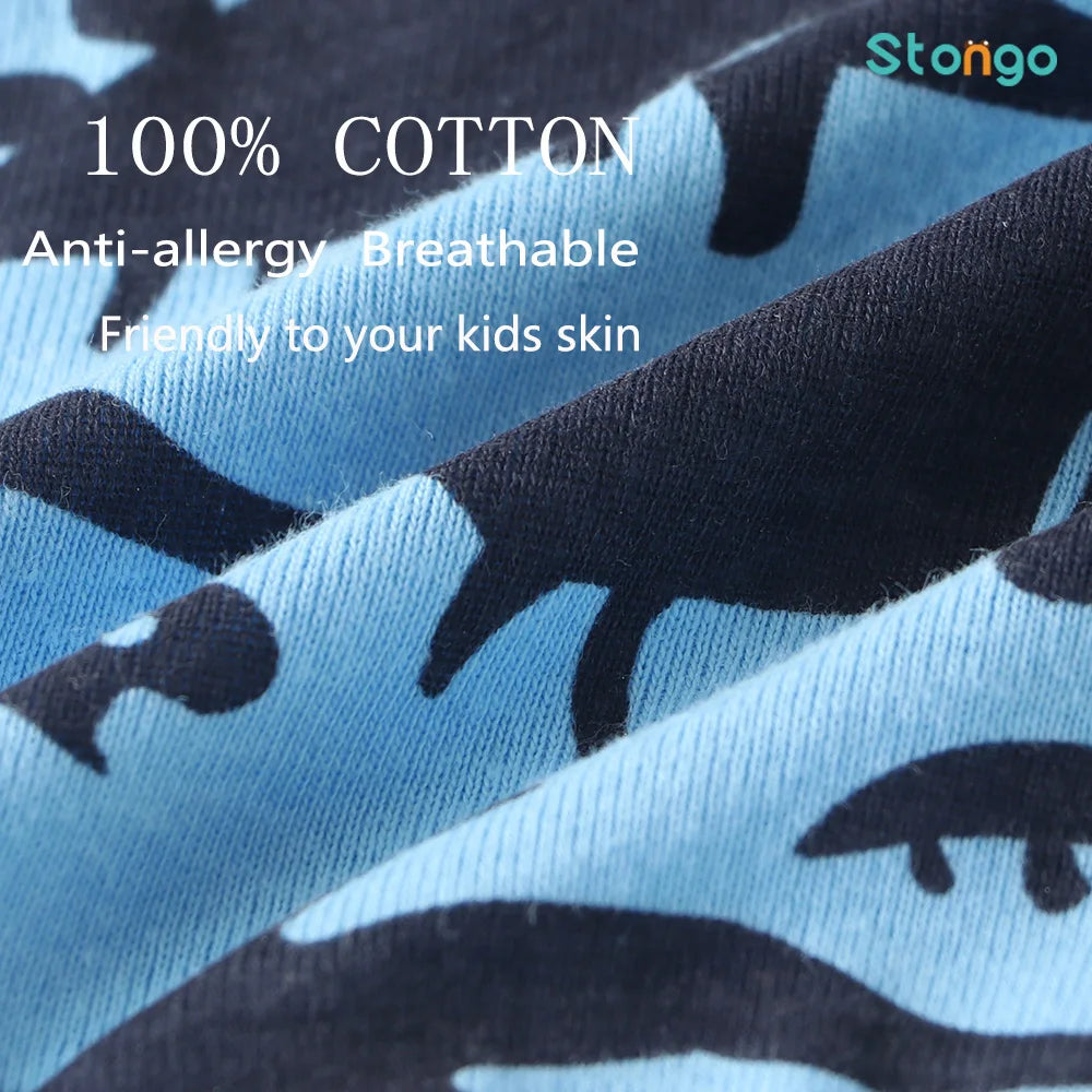 6 Pcs Baby Toddler Boys' Underwear,  100% Cotton Little Boys Briefs Soft Dinosaur Truck Boxer Briefs