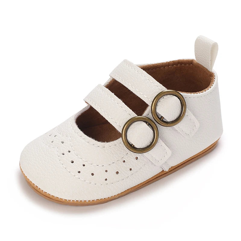 New Baby Girl Shoes Fashion Flower Flats Non-slip Newborn Toddler First Walkers Formal Sandals