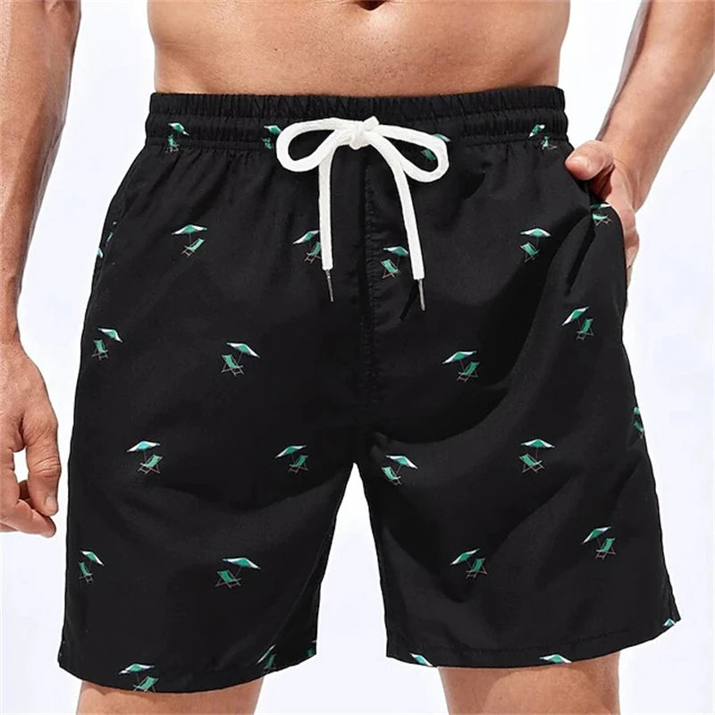 Men Beach Shorts 3D Print Summer Swimwear Men Fashion Casual Male Swimming Trunks Quick Dry Man Surf Board Shorts Beachwear Moto