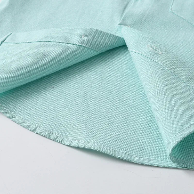 New Children Boys Gentleman Shirts Kids Short Sleeve Casual Tops Infant Toddler Girls Blouse Formal Clothing Summer Clothes