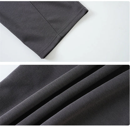 Girls Wide Leg Drawstring Pants Kids Fashion Loose Pants Children Straight Sweatpants High Waisted Spring Autumn Casual Trousers